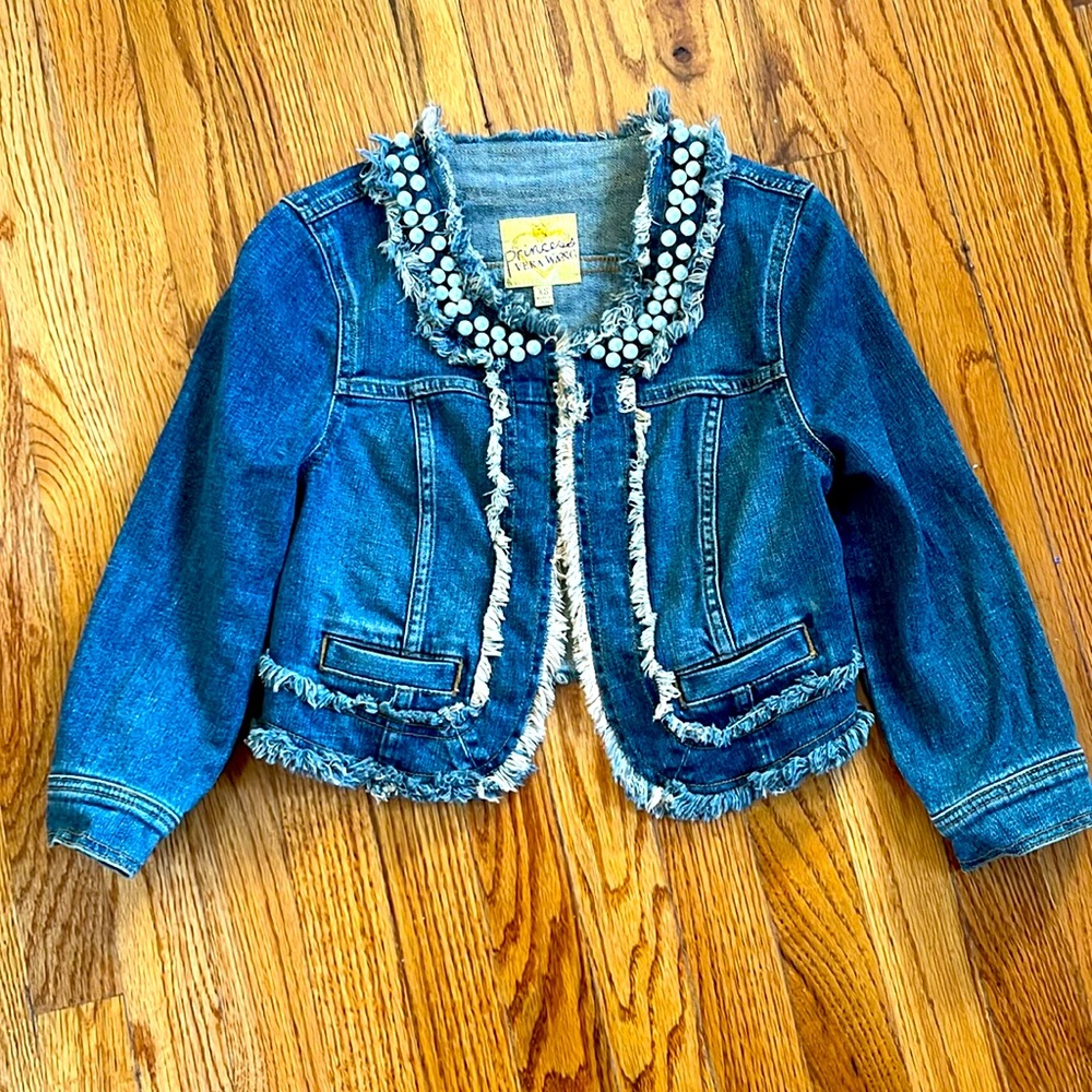Adorable girls jean jacket by Princess Vera Wang size XS girls